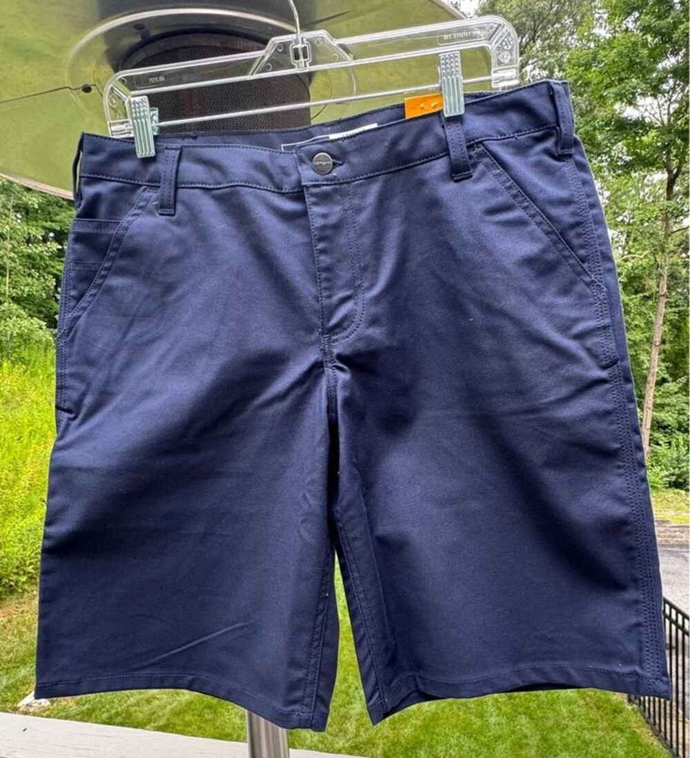 NWT Navy Carhartt women’s shorts size 12